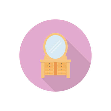 furniture vector flat colour iconのイラスト素材
