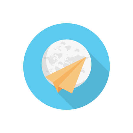 internet vector colour flat iconのイラスト素材