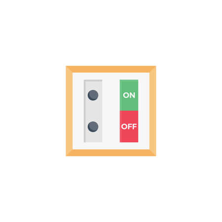 switch vector colour flat iconのイラスト素材