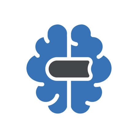 idea vector glyph colour iconのイラスト素材