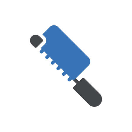 cutter vector glyph colour iconのイラスト素材