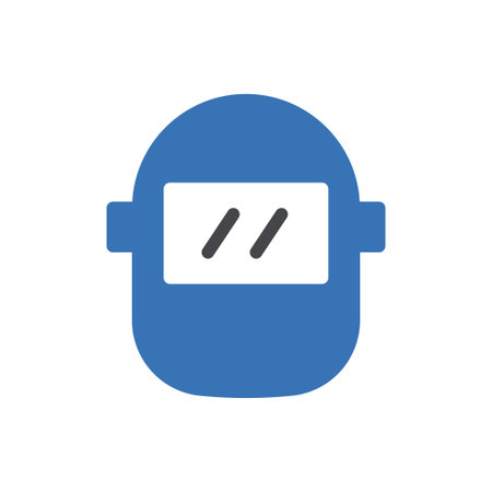 helmet vector glyph colour iconのイラスト素材