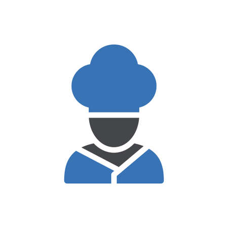 cook vector glyph colour iconのイラスト素材