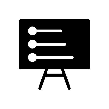 project vector glyph flat iconのイラスト素材