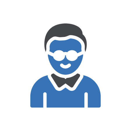 father vector glyph colour iconのイラスト素材