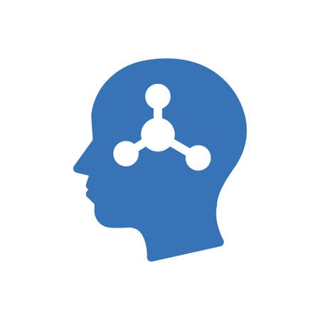 mindset vector glyph colour iconのイラスト素材