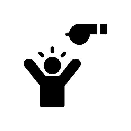 employee celebration vector glyph flat iconのイラスト素材