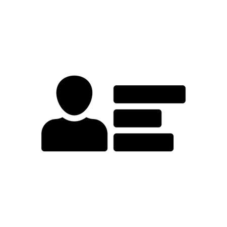 user performance vector glyph flat iconのイラスト素材