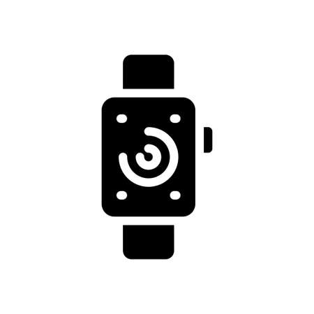 future vector glyph flat iconのイラスト素材