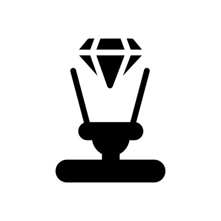 hologram vector glyph flat iconのイラスト素材