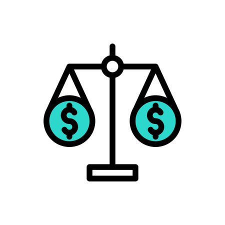 banking vector colour line iconのイラスト素材
