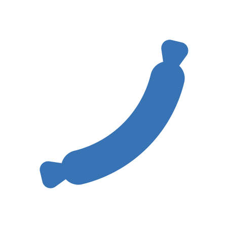sausage vector glyph color iconのイラスト素材