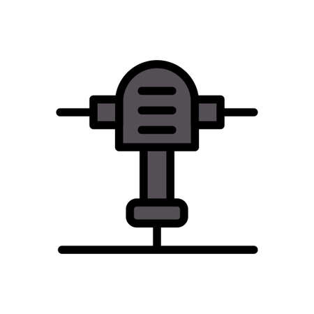 drill vector colour line  iconのイラスト素材
