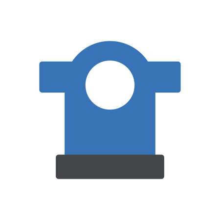 hydrant vector glyph colour iconのイラスト素材