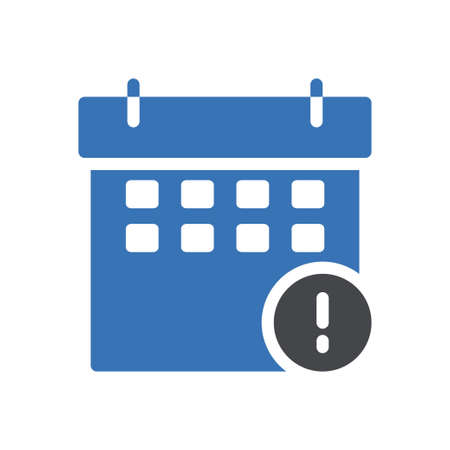 error vector glyph color iconのイラスト素材