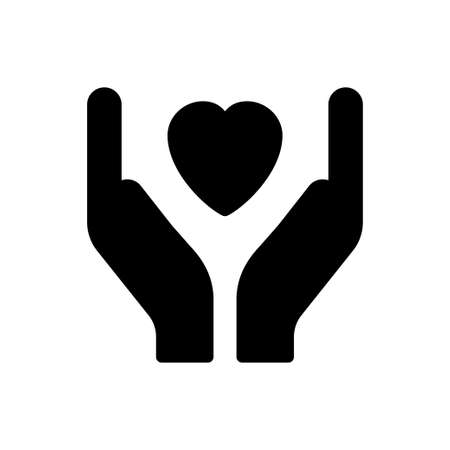 life vector glyph flat iconのイラスト素材