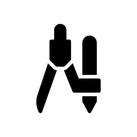 design vector glyph flat iconのイラスト素材