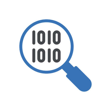 search vector glyph color iconのイラスト素材