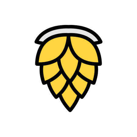brewery vector color line iconのイラスト素材