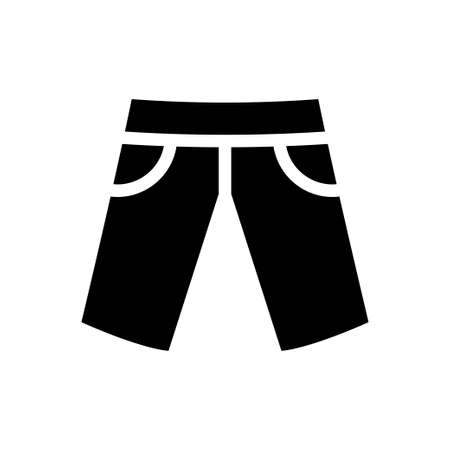 nicker vector glyph flat iconのイラスト素材