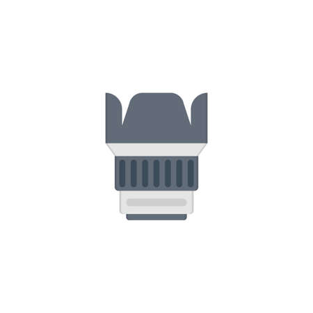 camera vector flat color iconのイラスト素材