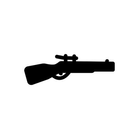 weapon vector glyph flat iconのイラスト素材