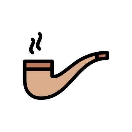 pipe vector color line iconのイラスト素材