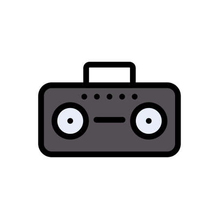 tape vector line colour iconのイラスト素材