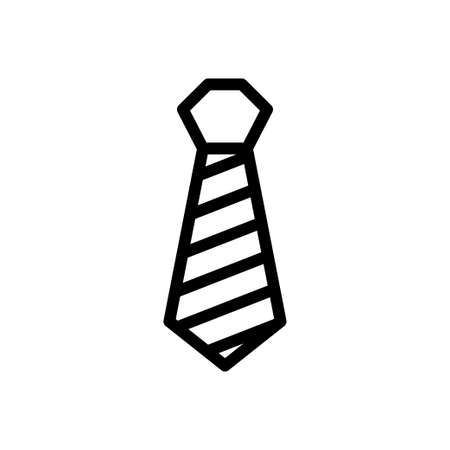 tie vector thin line iconのイラスト素材