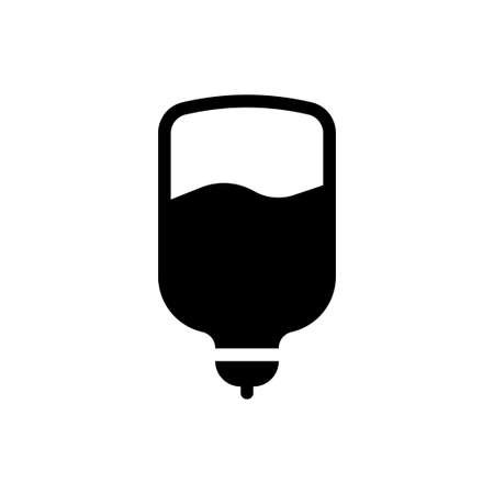 drip vector glyph flat iconのイラスト素材