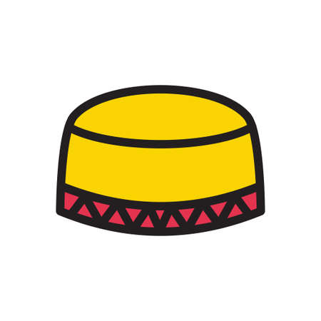 islam vector colour line  iconのイラスト素材