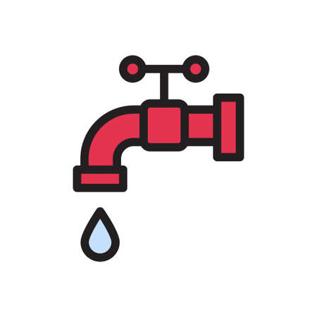wudu vector colour line  iconのイラスト素材