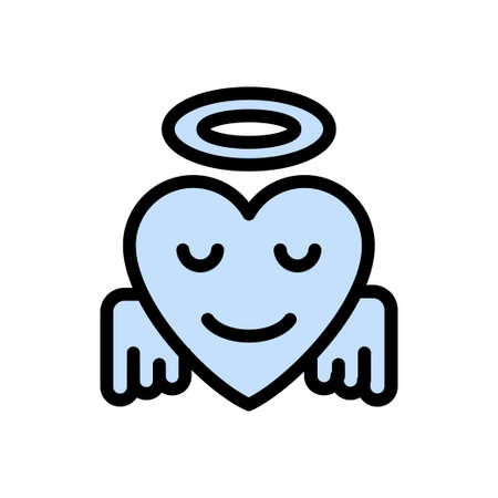 blessed vector colour line  iconのイラスト素材