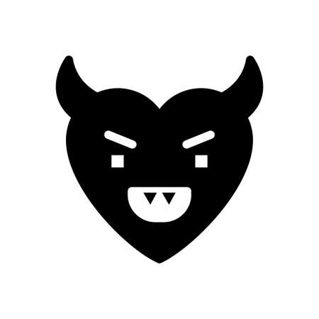 anger  vector glyph flat iconのイラスト素材
