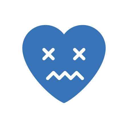 dizzy vector glyph colour  iconのイラスト素材