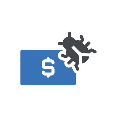 cash vector thin line iconのイラスト素材