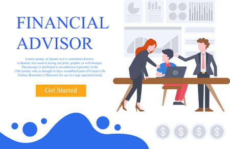 meeting vector colour flat iconのイラスト素材