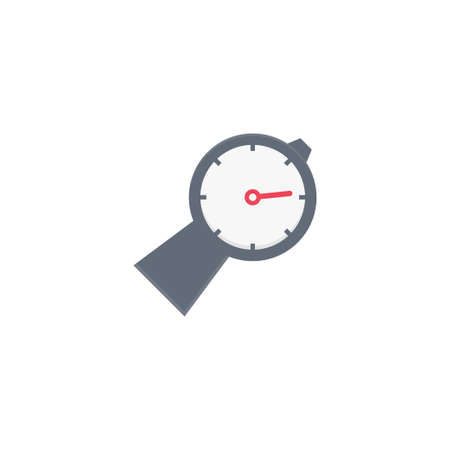 meter vector flat color icon
