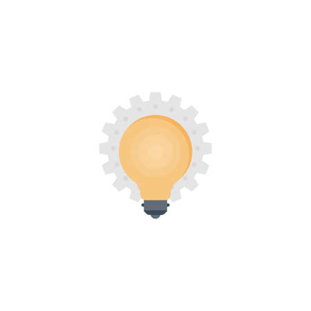 light vector flat color icon