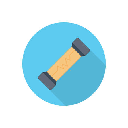 current vector flat color iconのイラスト素材