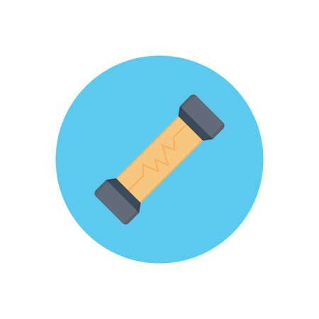 current vector flat color iconのイラスト素材