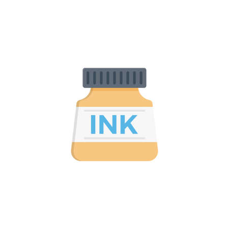 ink  vector colour flat iconのイラスト素材