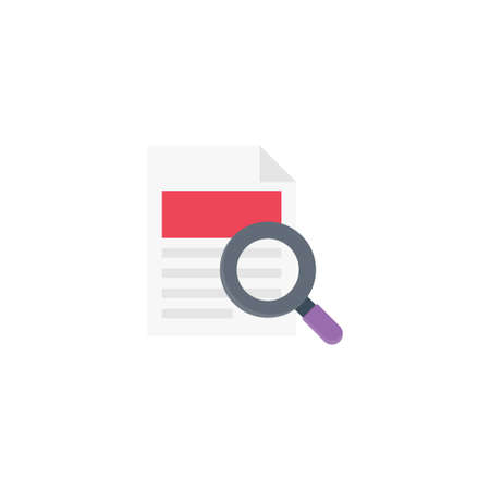 search vector colour flat iconのイラスト素材