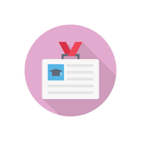 badge vector colour flat iconのイラスト素材