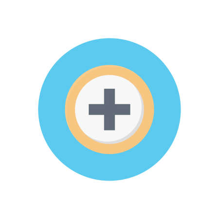 add vector color flat iconのイラスト素材