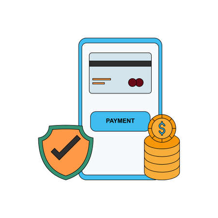 Payment is secure.のイラスト素材