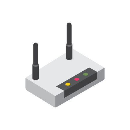 router Vector illustration on a transparent background. Premium quality symbols. Flat icons for concept and graphic design.のイラスト素材