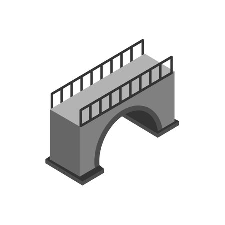 bridge Vector illustration on a transparent background. Premium quality symbols.  Icons for concept and graphic design.のイラスト素材