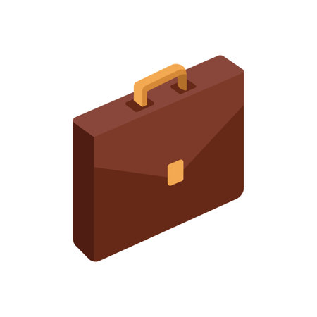 briefcase Vector illustration on a transparent background. Premium quality symbols. Flat icons for concept and graphic design.のイラスト素材
