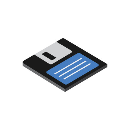 floppy Vector illustration on a transparent background. Premium quality symbols. Flat icons for concept and graphic design.のイラスト素材